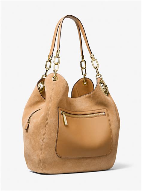 michael kors lillie shoulder bag|michael kors suede purse.